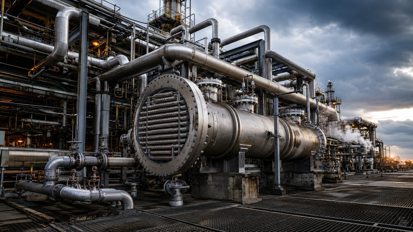 Petrochemical heat exchangers refinery dry ice cleaning CRYOSTRAL