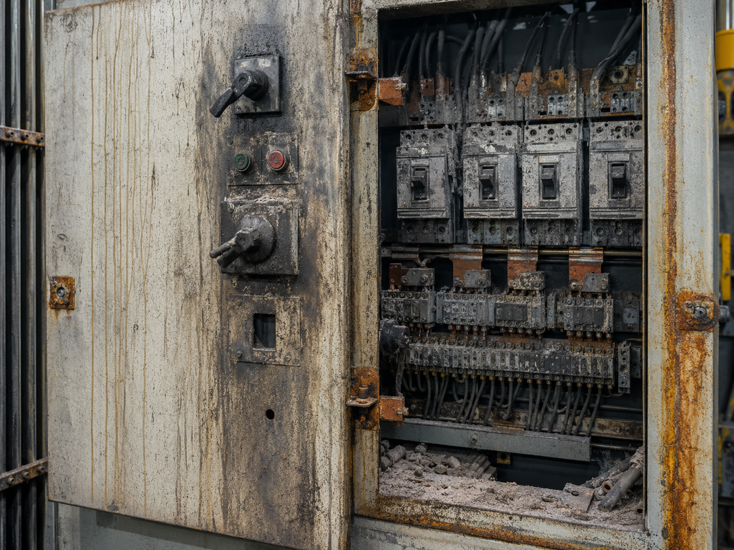 Elektrische schakelkast voor droogijsreiniging door CRYOSTRAL